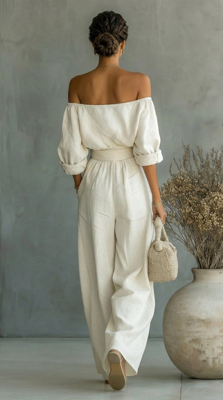 Ramona | Relaxed Off-Shoulder Two-Piece Set
