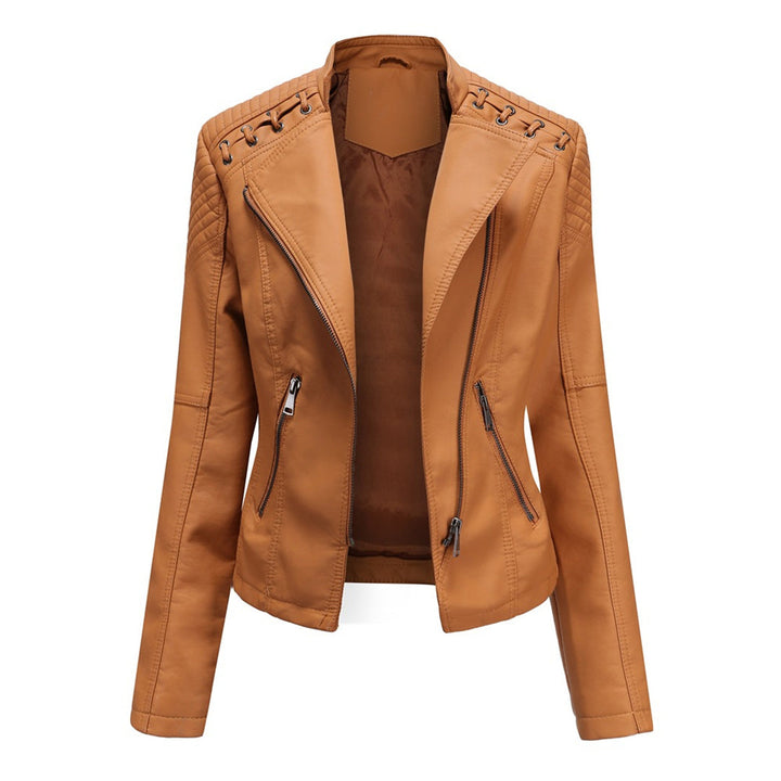 Juliette | Sleek Zip Moto Jacket