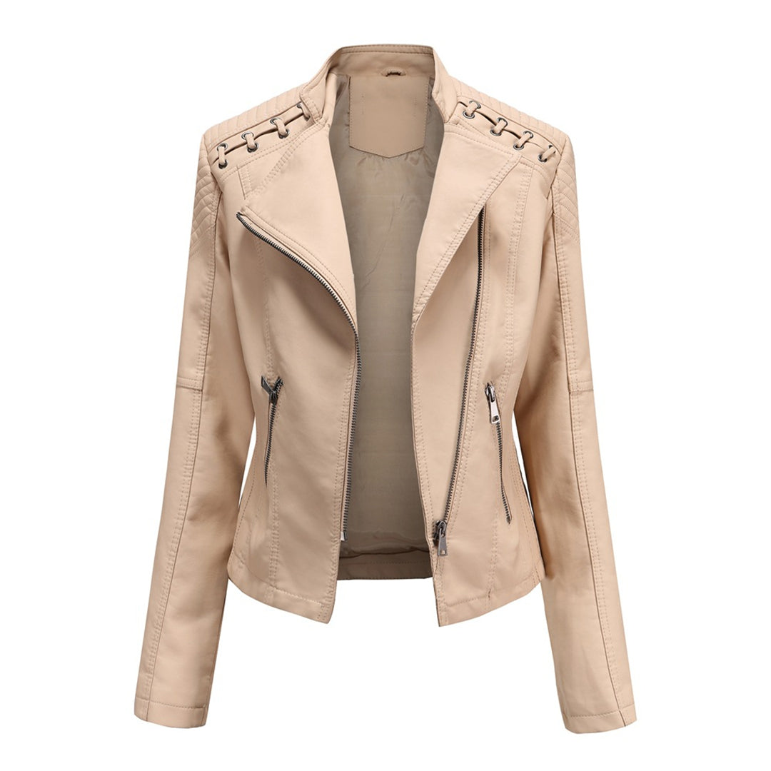Denise | Grommet Zip Moto Jacket