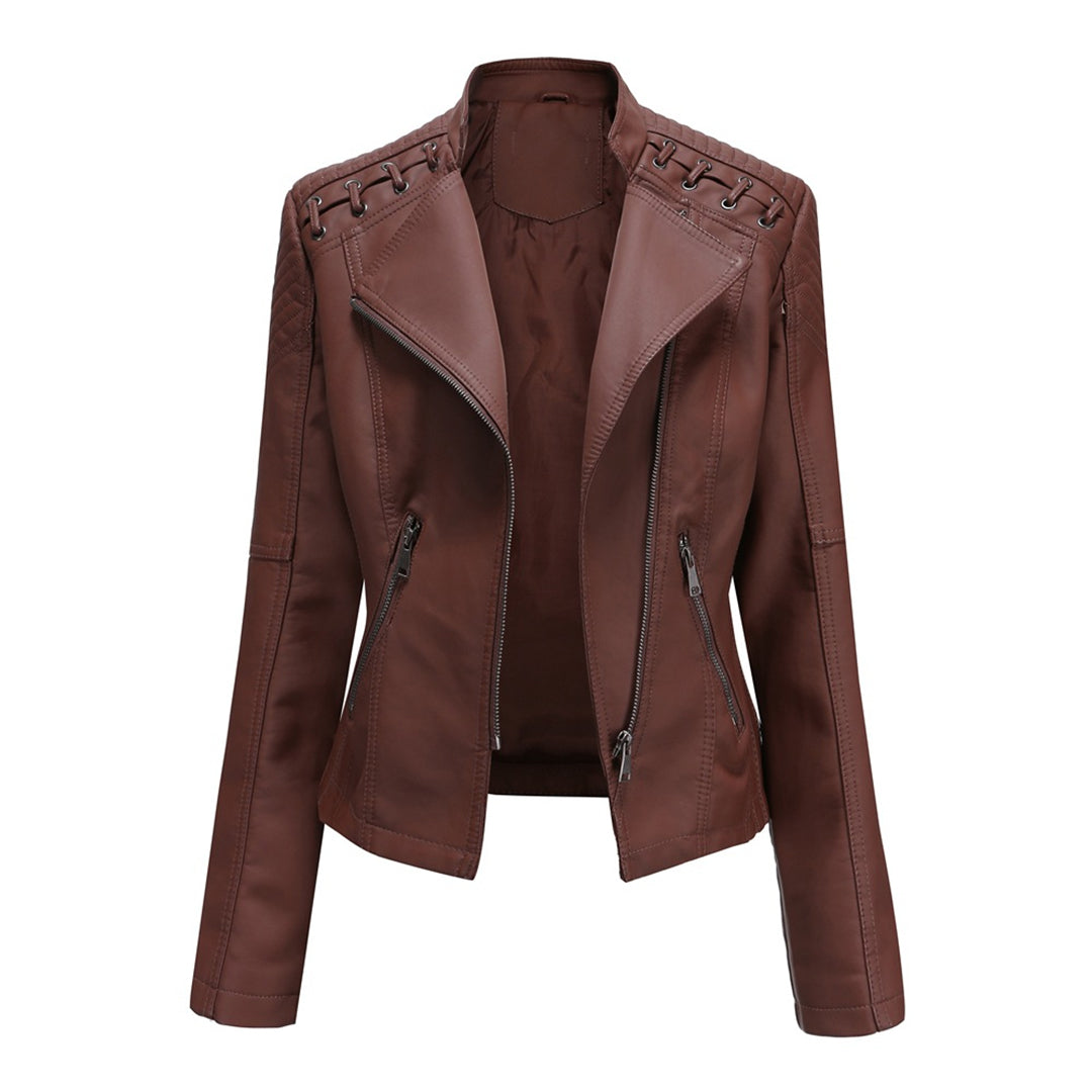 Denise | Grommet Zip Moto Jacket