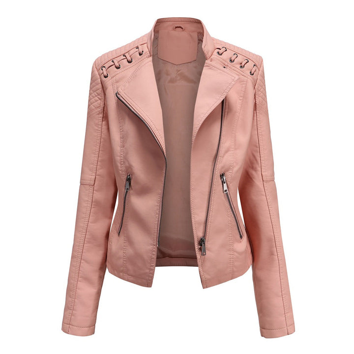 Juliette | Sleek Zip Moto Jacket