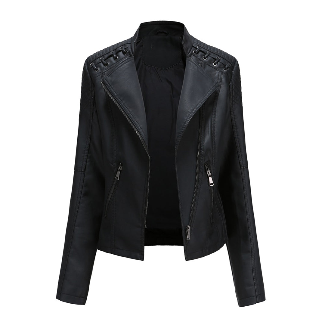Denise | Grommet Zip Moto Jacket