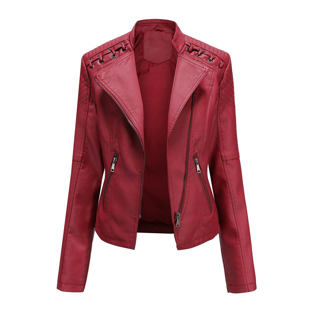 Juliette | Sleek Zip Moto Jacket