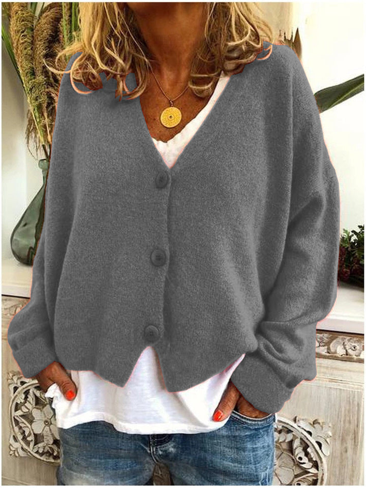 Linda | Relaxed Button-Front Cardigan