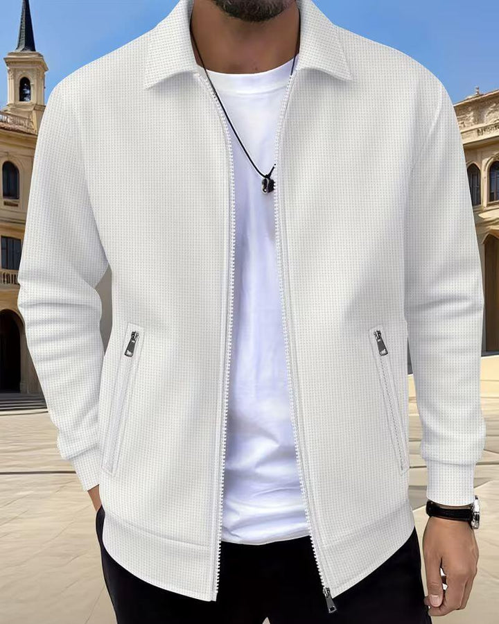 Jaxon | Textured Casual Athletic Jacket