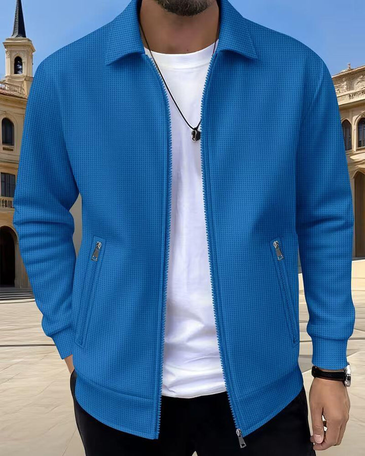 Jaxon | Textured Casual Athletic Jacket