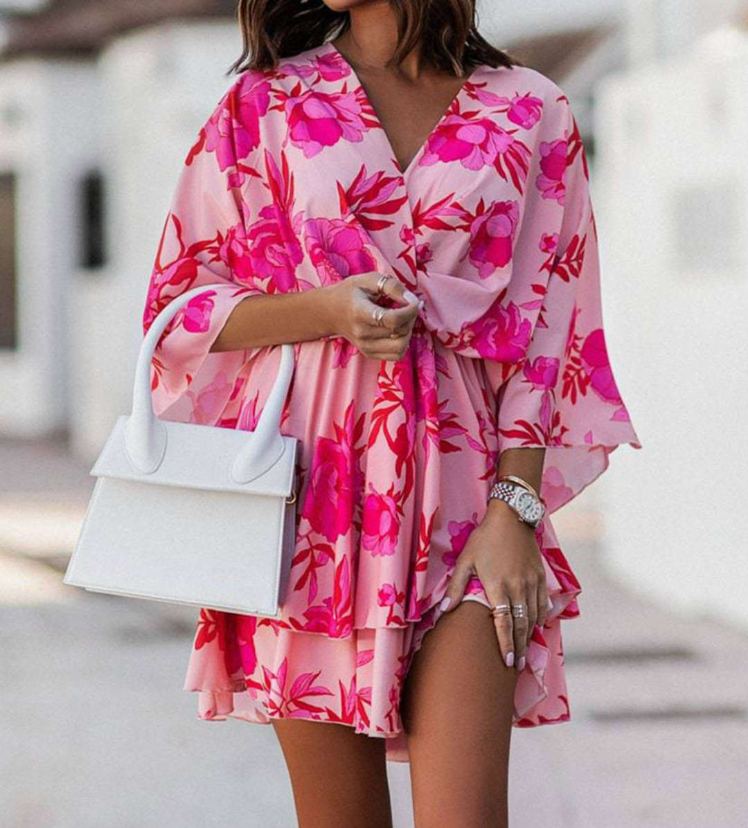 Liana | Breezy Ruffle Wrap Dress