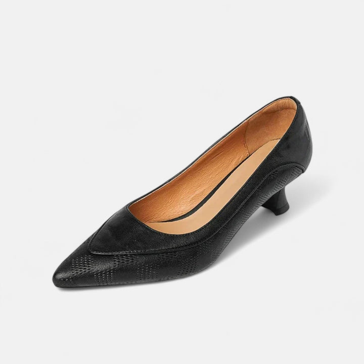 Rhea | Refined Pointed Kitten Heels