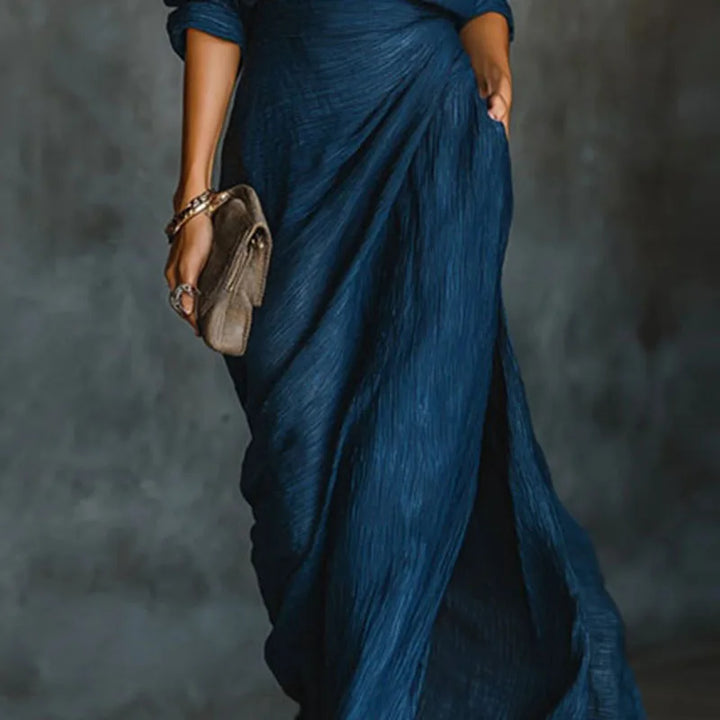 Cecile | Pleated Maxi Two-Piece Set