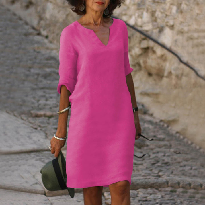 Marlena | Relaxed V-Neck Summer Dress
