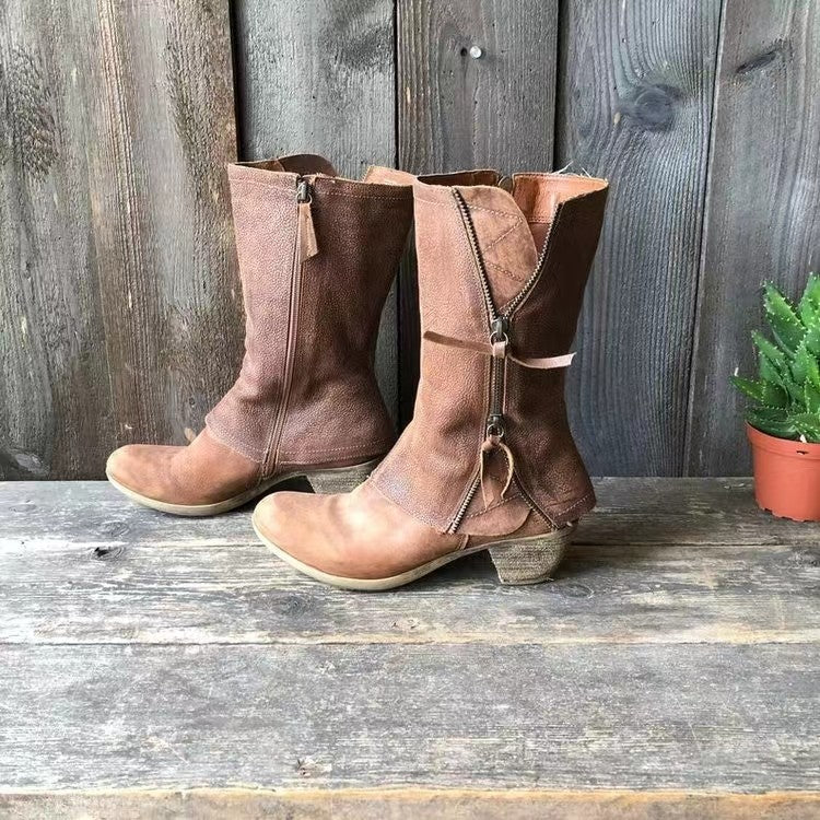 Pippa | Timeless Mid-Calf Heeled Boots