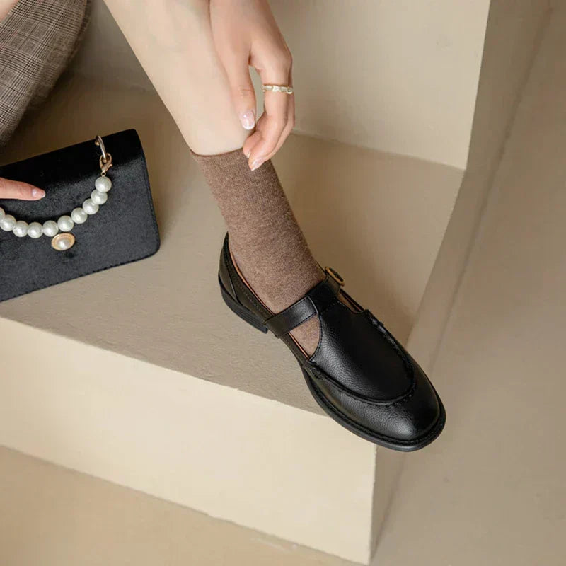 Josette | Retro T-Strap Mary Jane Shoes