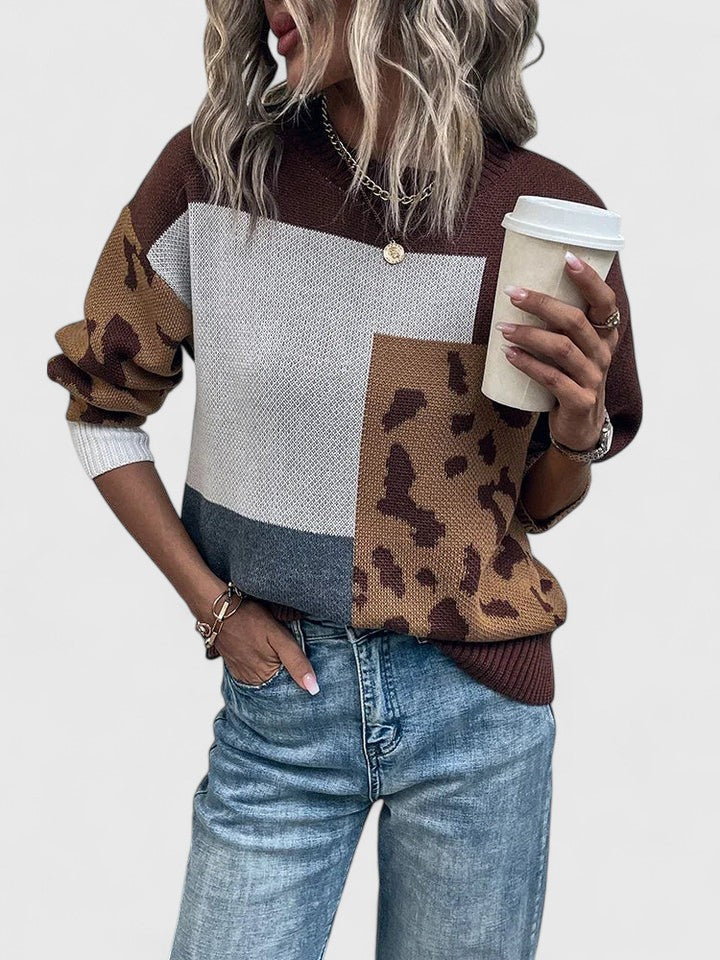 Marta | Colorblock Knit Sweater
