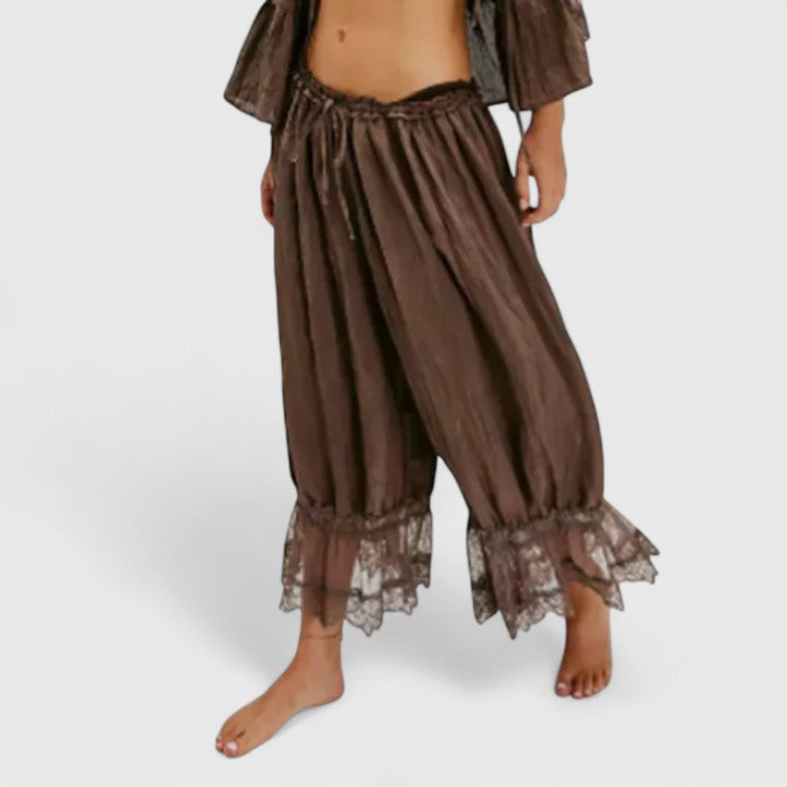Lavinia | Flowing Wide-Leg Trousers