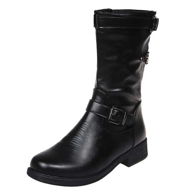 Romilly | Buckled Mid-Calf Comfort Boots