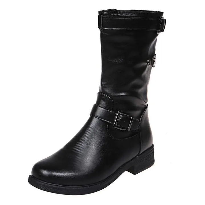 Romilly | Buckled Mid-Calf Comfort Boots