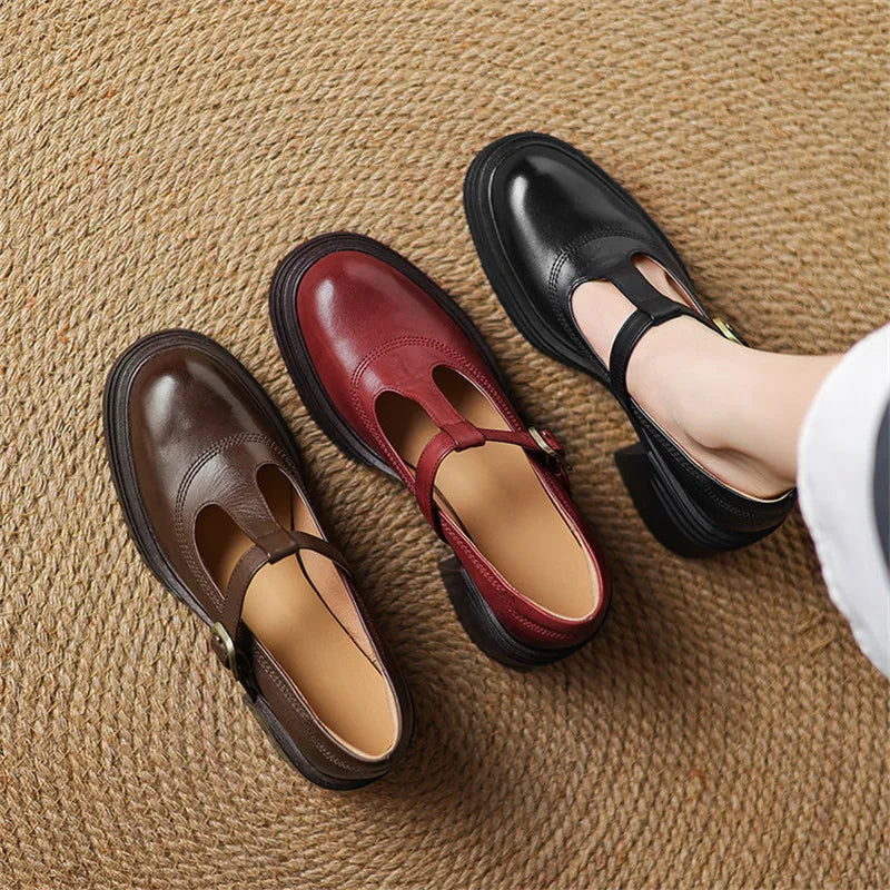 Delilah | Chunky Block Heel Mary Janes