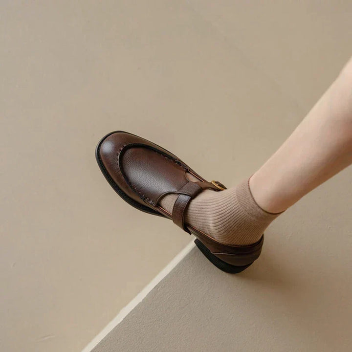 Josette | Retro T-Strap Mary Jane Shoes