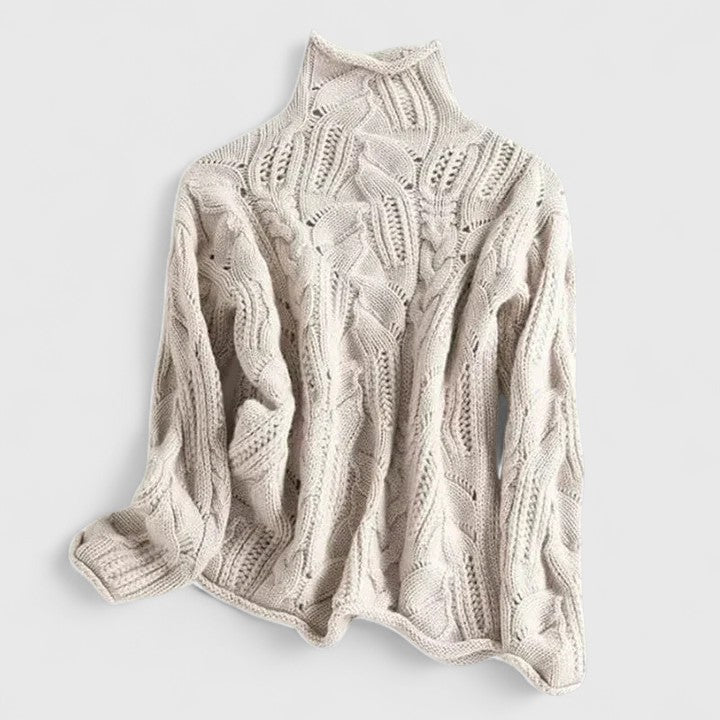 Winona | Cable-Knit Turtleneck Sweater