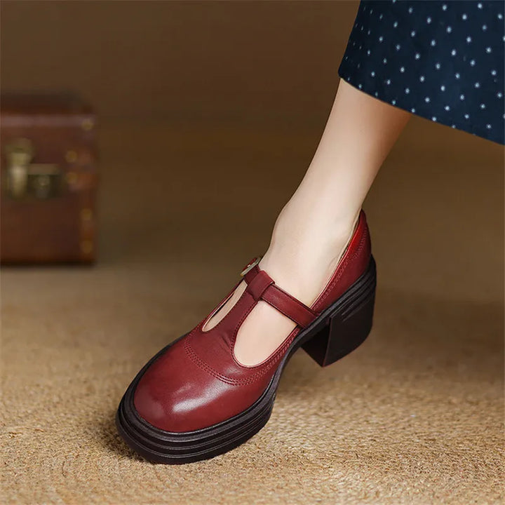 Delilah | Chunky Block Heel Mary Janes