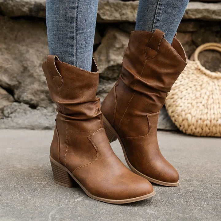 Marlene | Slouch Western Boots