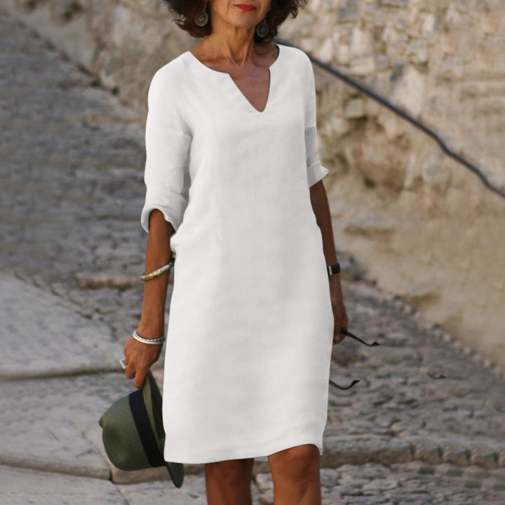Marlena | Relaxed V-Neck Summer Dress