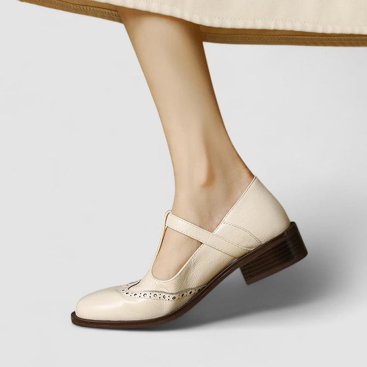 Poppy | Vintage T-Strap Mary Jane Flats