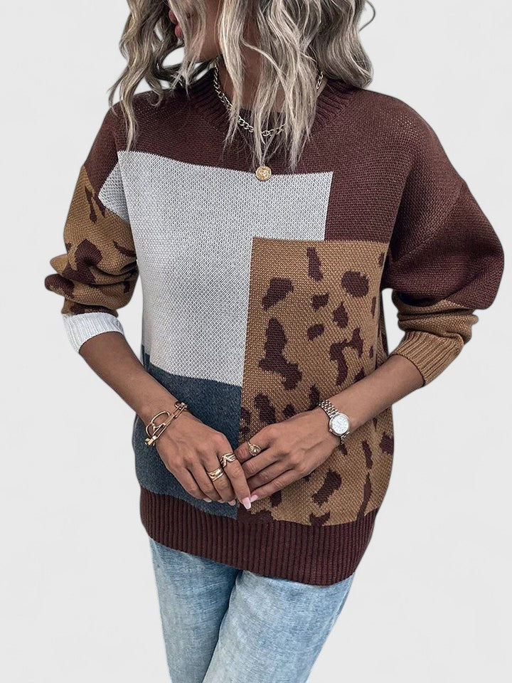 Marta | Colorblock Knit Sweater