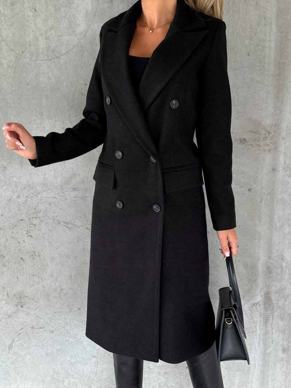 Ines | Tailored Double-Breasted Coat