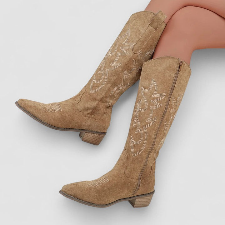 Juliana | Embroidered Western Boots
