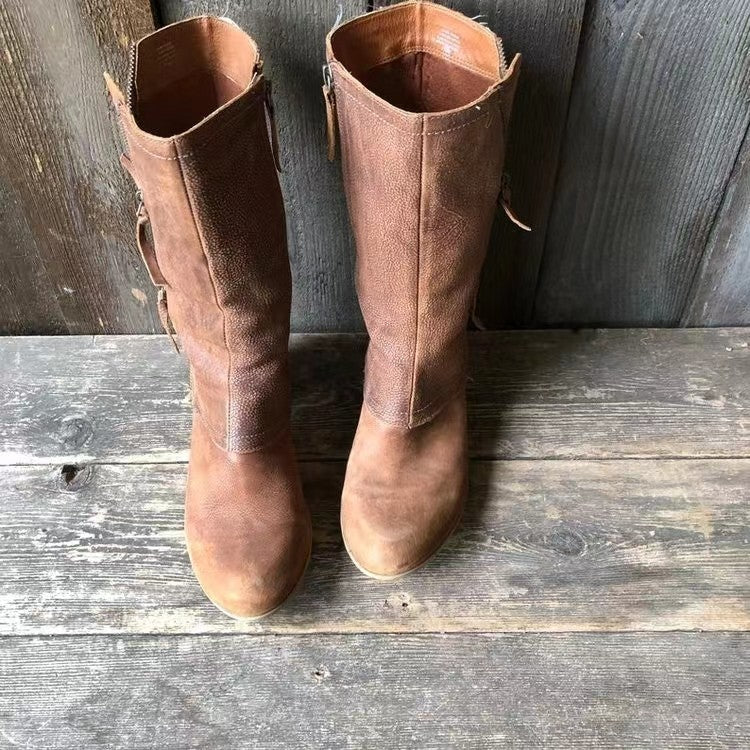 Pippa | Timeless Mid-Calf Heeled Boots