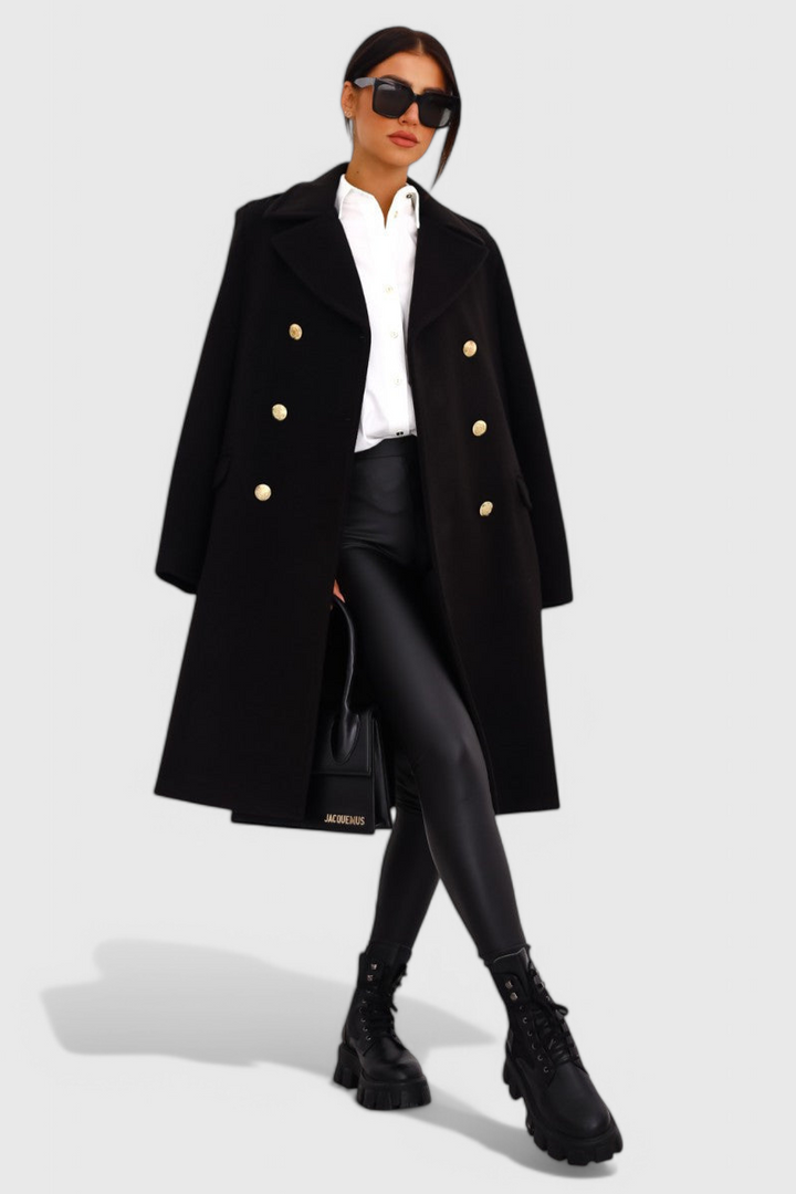 Vivienne | Tailored Double-Breasted Coat