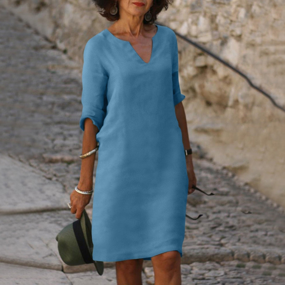 Marlena | Relaxed V-Neck Summer Dress