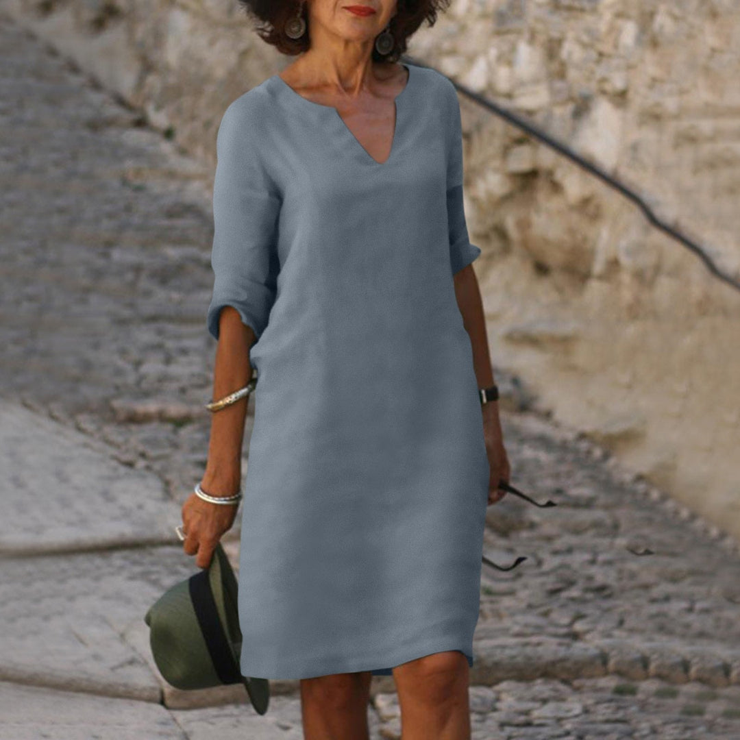 Marlena | Relaxed V-Neck Summer Dress