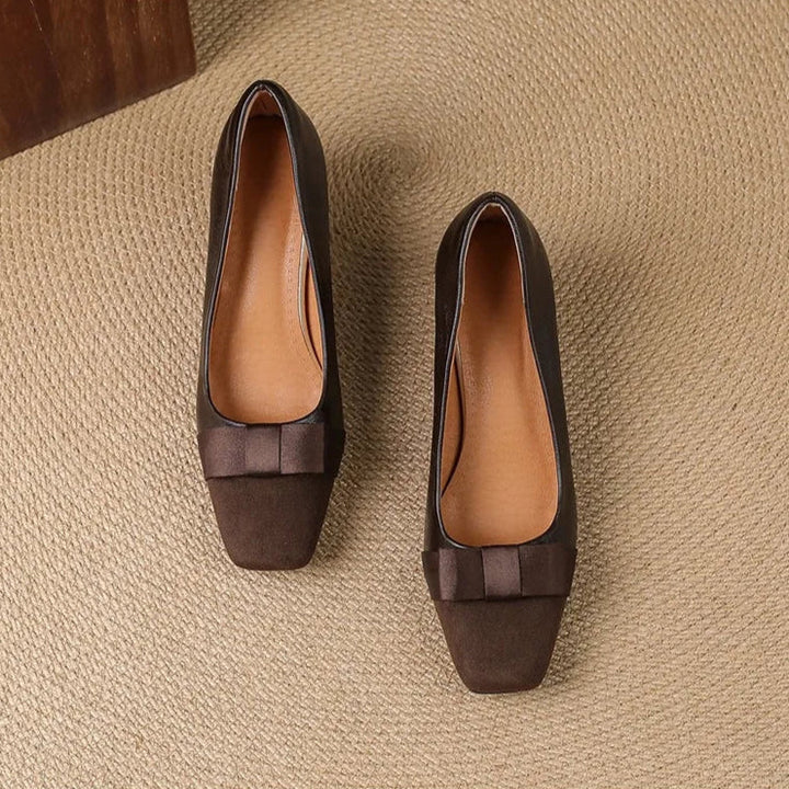 Marissa | Bow-Accent Block Heels