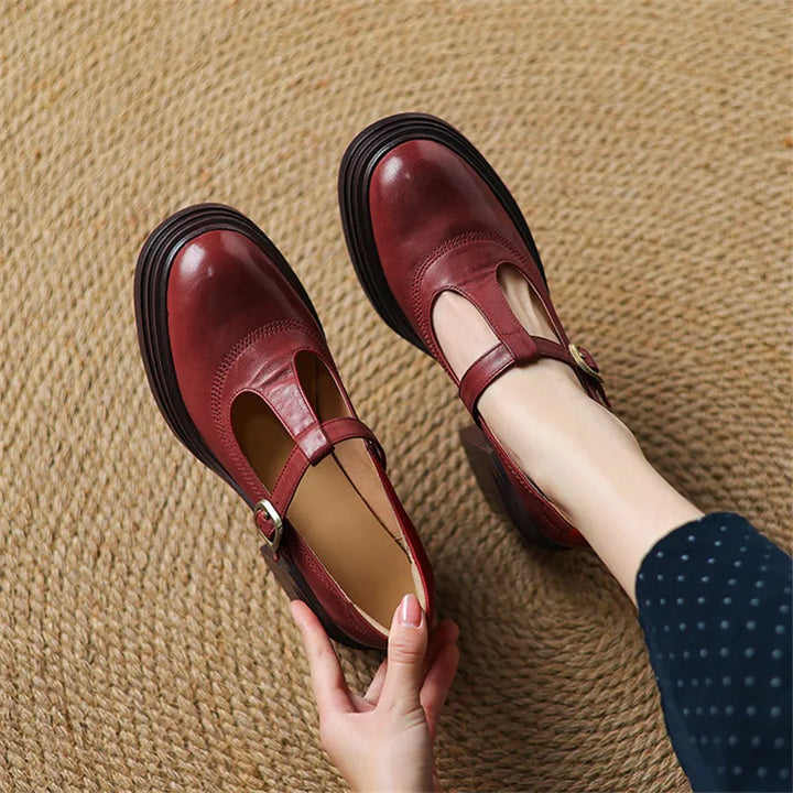 Delilah | Chunky Block Heel Mary Janes