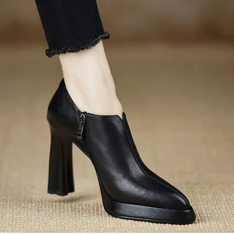 Cressida | Refined Block-Heel Shoes