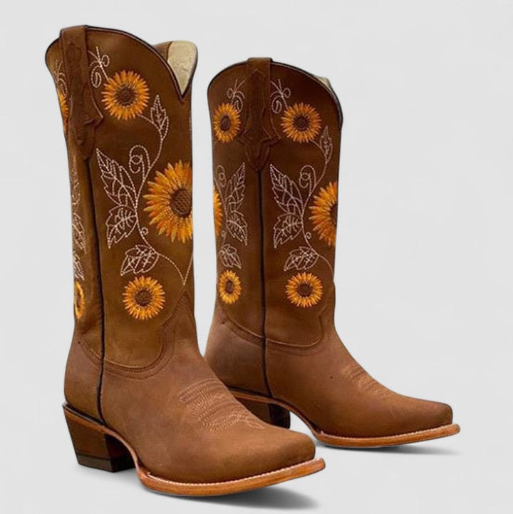 Emmeline | Embroidered Western Boots