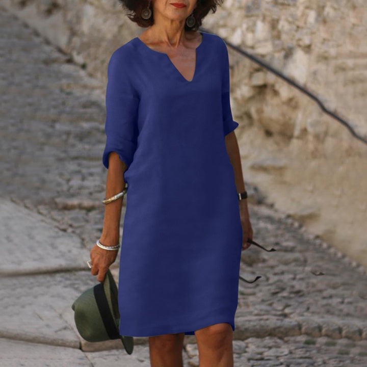 Marlena | Relaxed V-Neck Summer Dress