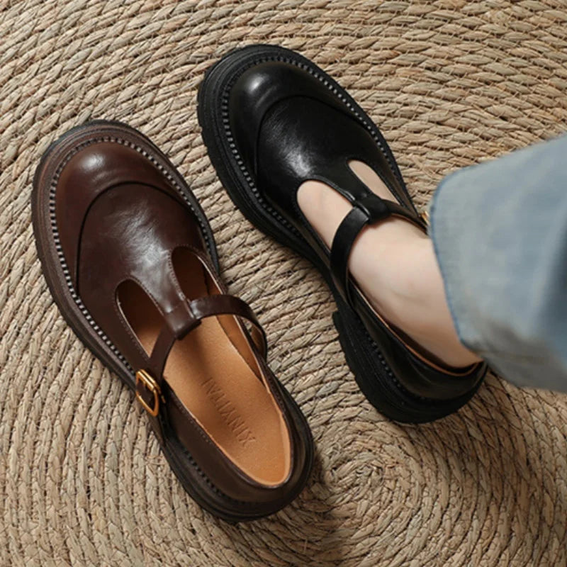 Tallulah | T-Bar Chunky-Sole Mary Janes