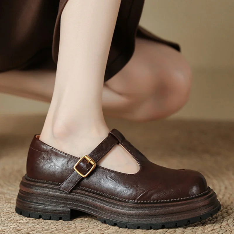 Tallulah | T-Bar Chunky-Sole Mary Janes
