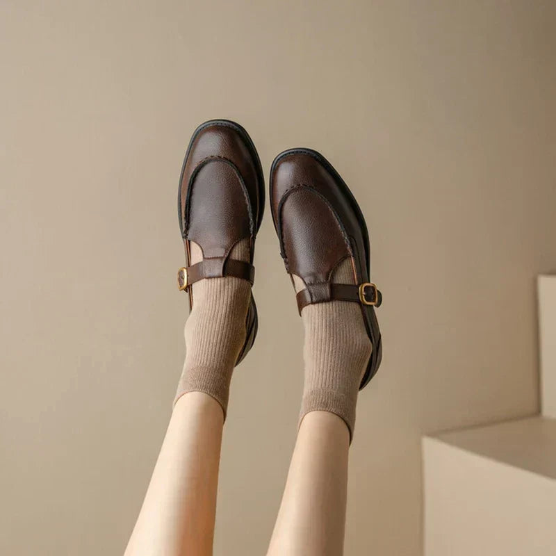 Josette | Retro T-Strap Mary Jane Shoes