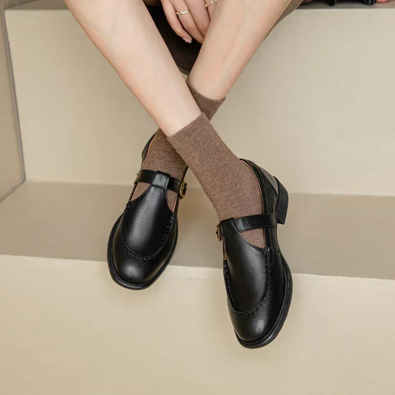 Josette | Retro T-Strap Mary Jane Shoes