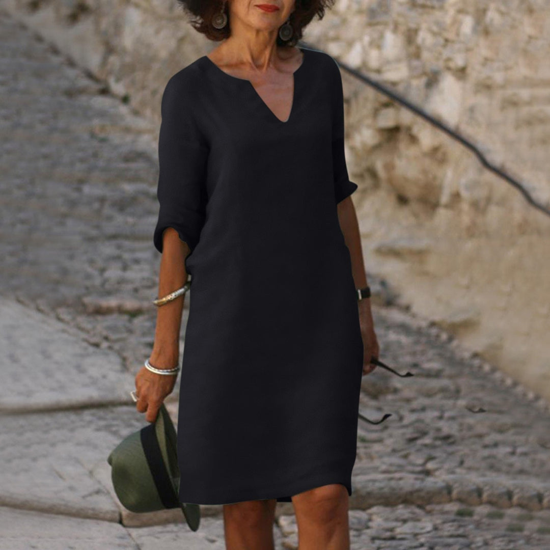 Marlena | Relaxed V-Neck Summer Dress