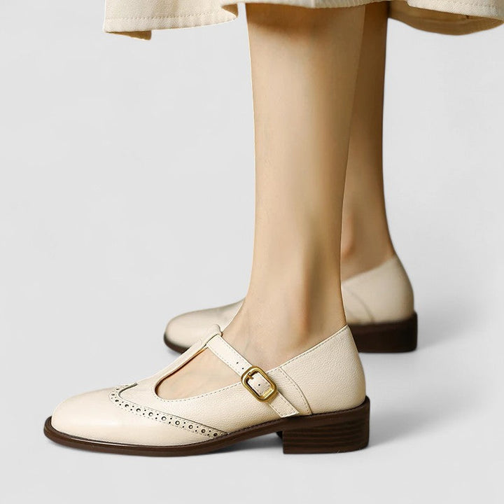 Poppy | Vintage T-Strap Mary Jane Flats