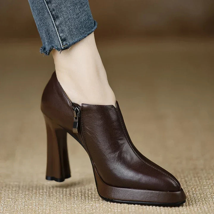 Cressida | Refined Block-Heel Shoes