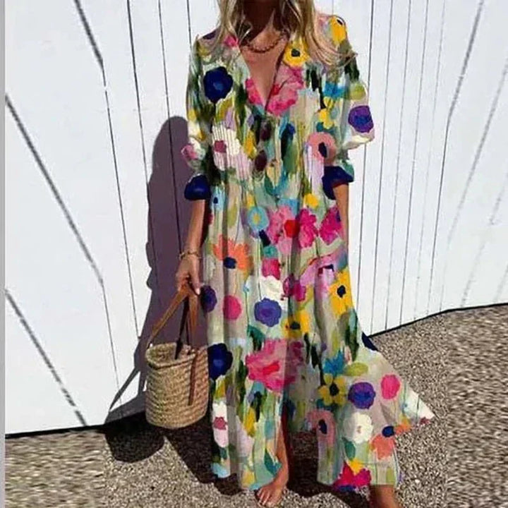 Georgina | Sun-Kissed Boho Maxi Dress