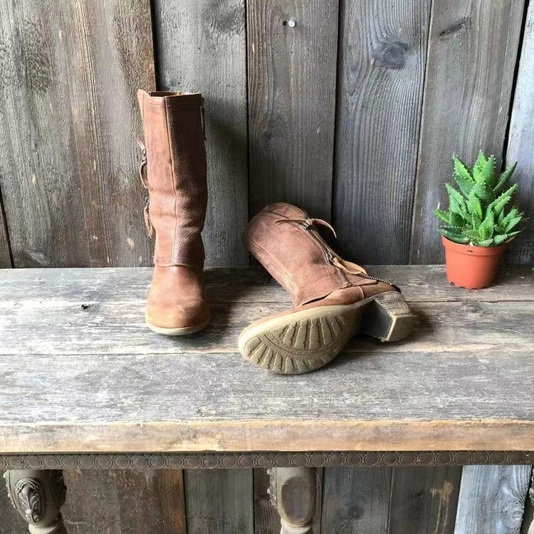 Pippa | Timeless Mid-Calf Heeled Boots