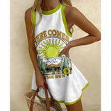 Sunny | Relaxed Graphic Mini Dress