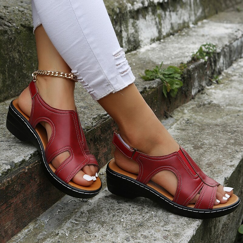 Maureen | Women's Leather Comfort Sandals